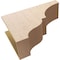 Ekena Millwork 12"W x 36"D x 24"H Classic Asheboro Rough Cedar Woodgrain TimberThane Corbel, Primed Tan CORUR12X36X24ASHRCPR - alternate 6